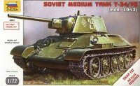 1/72 T34-76 1943 Soviet Medium Tank