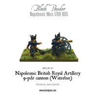 Napoleonic British Royal Artillery 9-pdr Cannon (Waterloo Campaign)