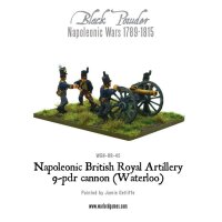 Napoleonic British Royal Artillery 9-pdr Cannon (Waterloo Campaign)