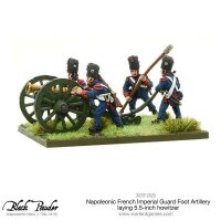 Napoleonic French Imperial Guard Foot Artillery laying...