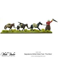 Napoleonic British Mule Train The Stick