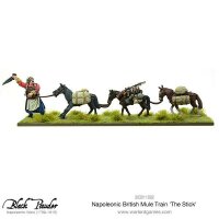 Napoleonic British Mule Train The Stick