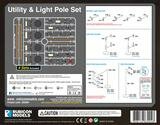 Utility & Light Pole Set