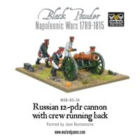 Napoleonic Russian 12 pdr Cannon 1809-1815 with Crew...