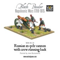 Napoleonic Russian 12 pdr Cannon 1809-1815 with Crew...