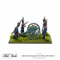 Napoleonic Portuguese Foot Artillery with Howitzer