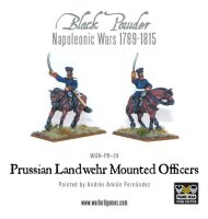 Napoleonic Wars: Prussian Landwehr Mounted Officers...