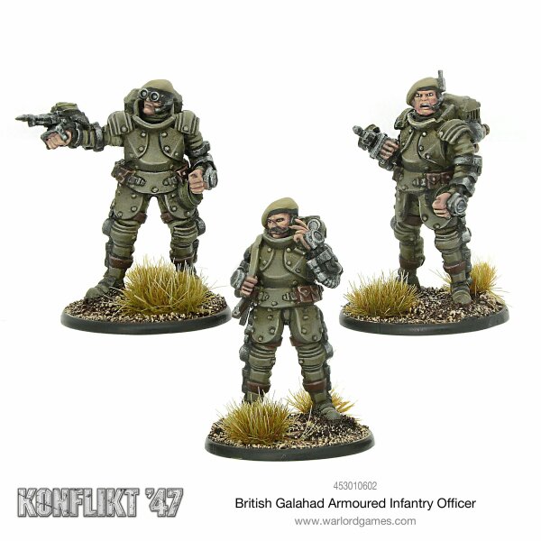 Konflikt `47: British Galahad Armoured Infantry Officers