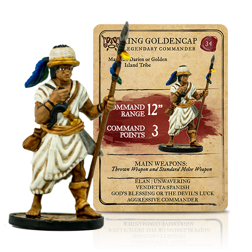 Blood & Plunder: King Golden Cap Legendary Commander