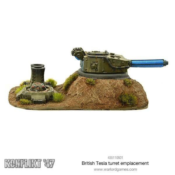 Konflikt `47: British Tesla Turret Emplacement