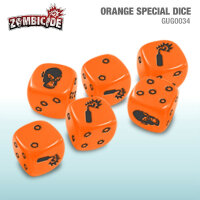 Zombicide: Orange Special Dice