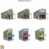 Old West Town Scenery Set (40mm)