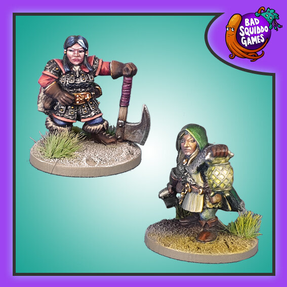 Dwarf Captain and Thief (x2)