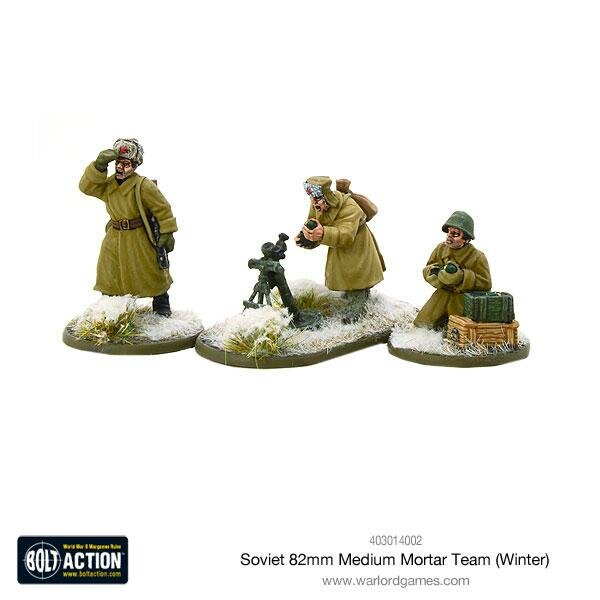 Soviet 82mm Medium Mortar Team (Winter)