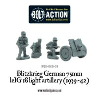 Blitzkrieg German 75mm LeiG 18 Light Artillery (1939-42)