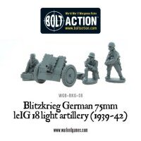 Blitzkrieg German 75mm LeiG 18 Light Artillery (1939-42)