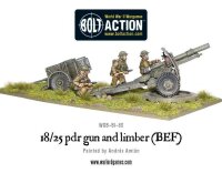 18/25pdr Gun and Limber (BEF)