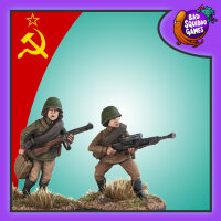 Female Soviet Infantry with LMG  inc. Loader (2)