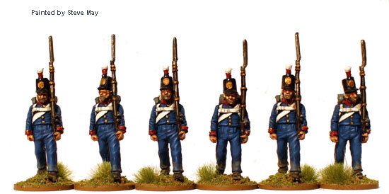 Prussian Reservists Marching (British Packs)