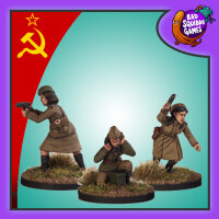 Female Soviet Command - Officer - Medic - Radio (x3)