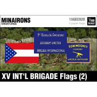1/100 XV International Brigade Flags (2)