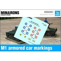 28mm M1 Armoured Car Markings