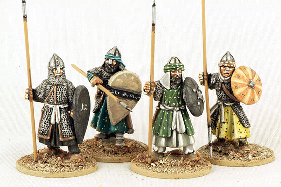 Andalusian Spearmen - Armoured (x4)