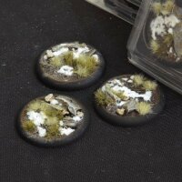 Winter Bases Round Lip 50mm (Gamers Grass) (x3)