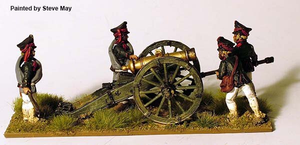 Foot Artillery Loading 20 pdr Unicorn (1812 Kiwers)