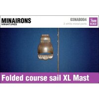 1/600 Folded Course Sail XL Mast