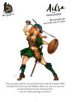 Ailsa - the Highlander (54 mm)