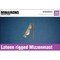 1/600 Lateen Rigged Mizzenmast