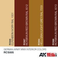 German Army WWII Interior Colors Set