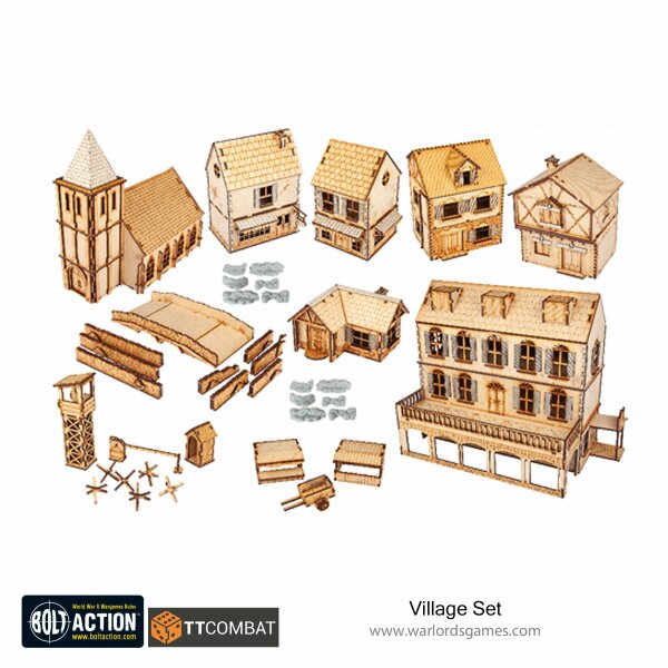 Bolt Action Rural Village Set