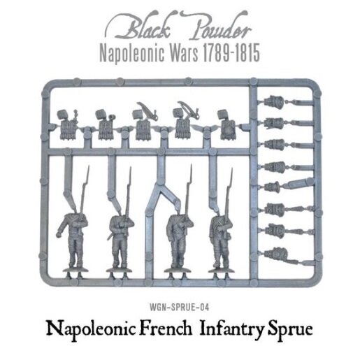 Napoleonic War French Line Infantry Sprue