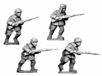Russian Infantry: Winter Uniform in Fur Hats