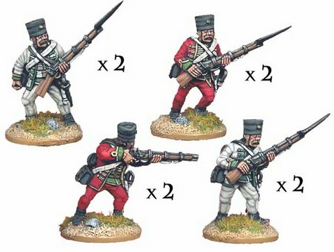 Austrian Grenz Skirmishing (x8)