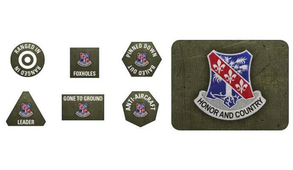 327th Glider Infantry Regiment Tokens and Objectives