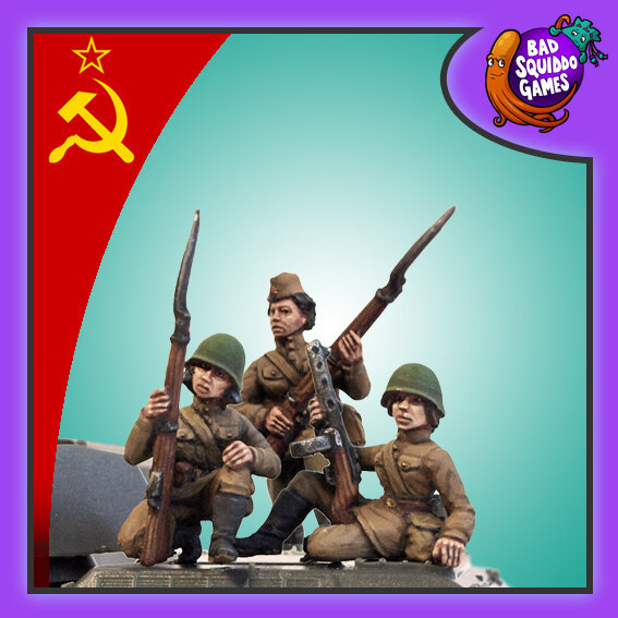 Female Soviet Tank Riders (Pack A) (3)