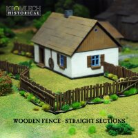 Wooden Fence - Straight Sections