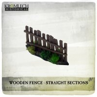 Wooden Fence - Straight Sections