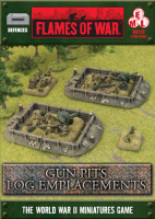 Gun Pits Log Emplacements (x4)