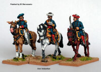 Don Sebastian and 2 Mounted Colonels