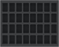 45mm Full-Size Foam Tray with 32 Compartments - Medium Bases