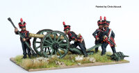 French Foot Artillery aiming 8pdr - Pre-1812 Uniform