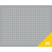 30mm Full Size Raster/Grid Foam Tray Selfadhesive