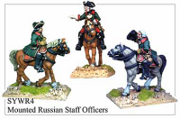 Mounted Russian Staff Officers