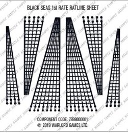 Black Seas: 1st Rate Ratlines Sheet