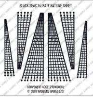 Black Seas: 1st Rate Ratlines Sheet