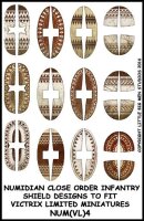 Numidian Infantry Shield Designs 4